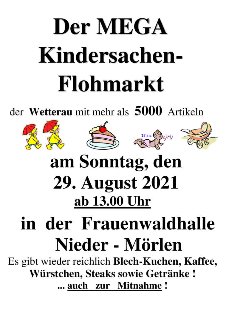 Mehr über den Artikel erfahren Kindersachenflohmarkt Nieder-Mörlen