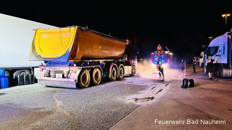 Mehr über den Artikel erfahren Aufgerissener Dieseltank an LKW