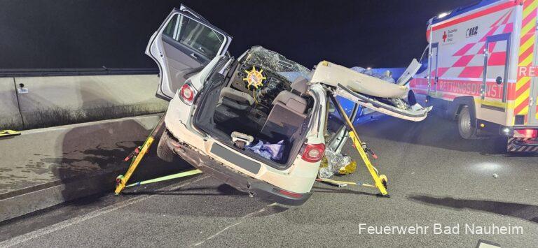 Mehr über den Artikel erfahren Verkehrsunfall auf der A5