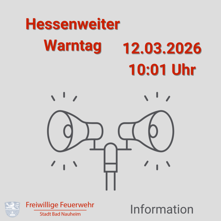Mehr über den Artikel erfahren Hessenweiter Warntag am 12. März